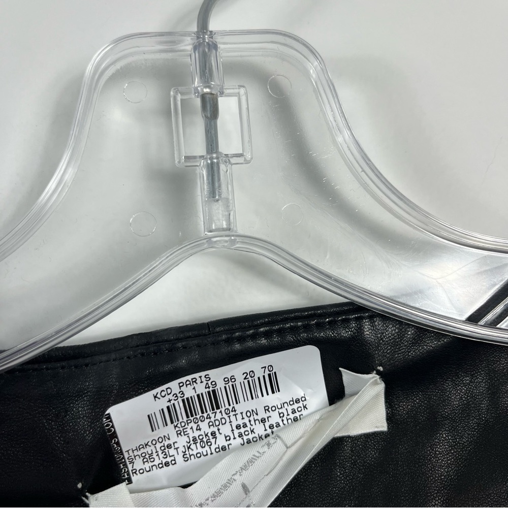 Thakoon Addition Rounded Shoulder Zip Front Leath… - image 4